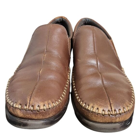 SAS Tripad Comfort Brown Leather Womens Casual Comfort Shoe, 8 - Picture 6 of 13